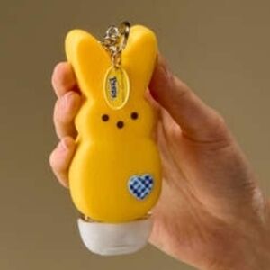 PEEPS X Bath & Body Works Yellow Bunny Keychain Pocketbac Holder SOLDOUT EVERYWH